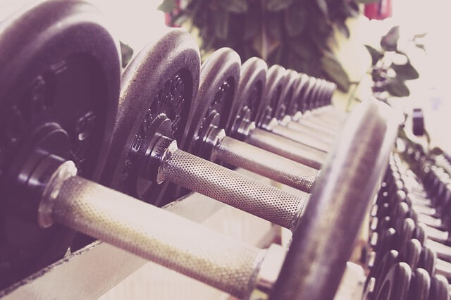 fitness hantle siłownia