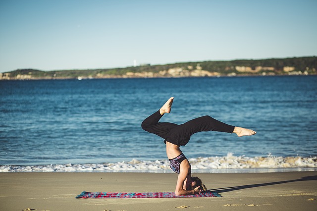 Joga na plaży